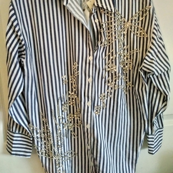 Anthropologie Maeve Bennet button down small - Picture 2 of 9
